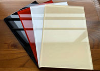 4mm Lacobel Painted Glass , Colored Mirror Glass For Office / Kitchen